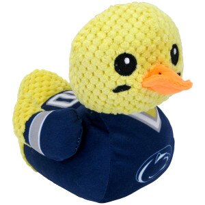 plush duckie pet toy with Penn State Athletic Logo